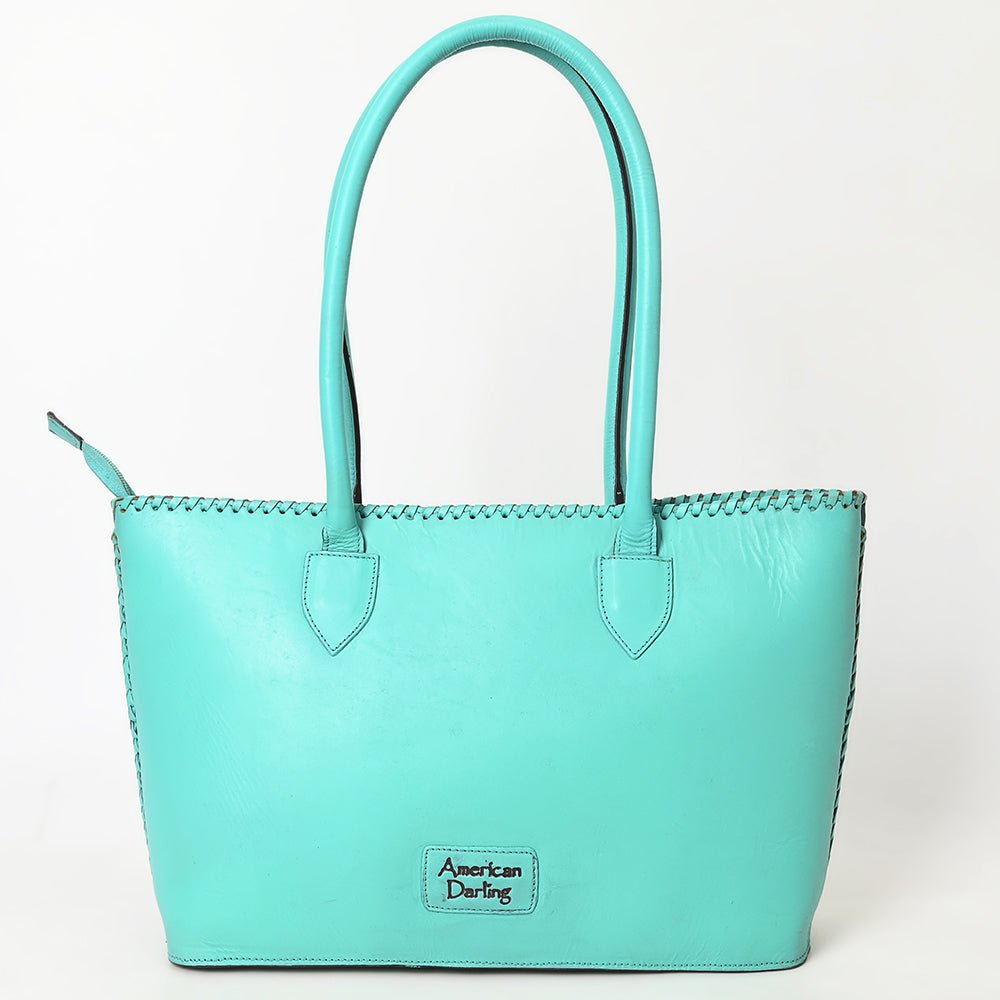 American Darling Tote Hand Tooled Genuine Leather