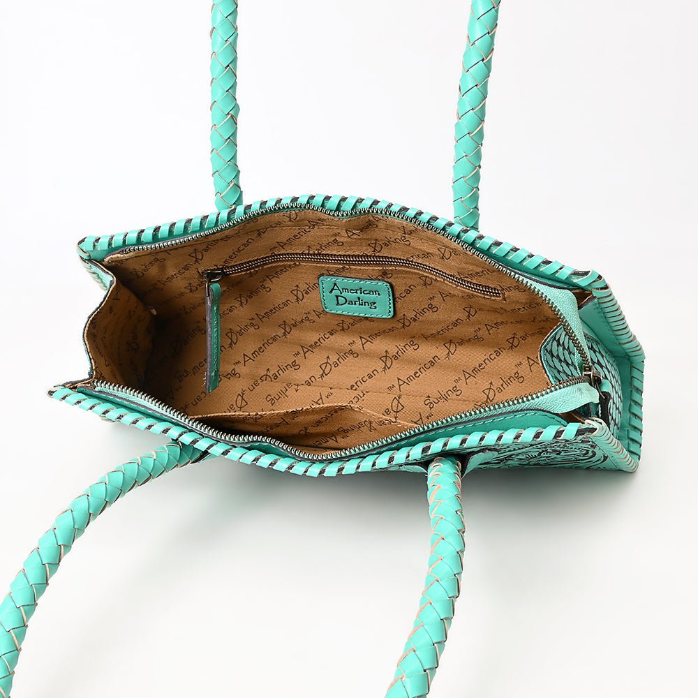 American Darling Hand Tooled Genuine Leather
