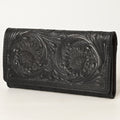 Ohlay Wallet Hand Tooled Genuine Leather