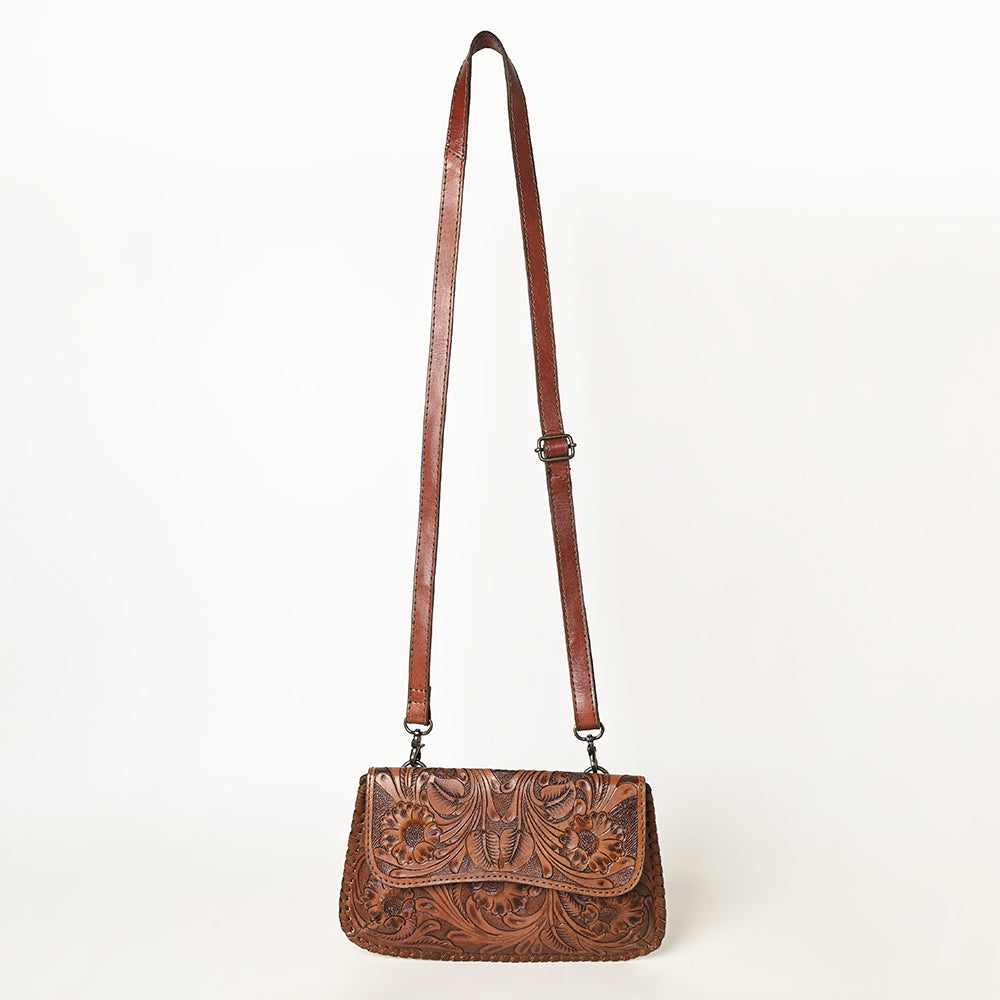 Ohlay Wallet Hand Tooled Genuine Leather