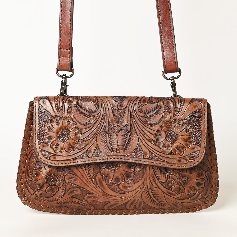Ohlay Wallet Hand Tooled Genuine Leather