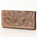 OHLAY Hand-Tooled Genuine Leather Wallet