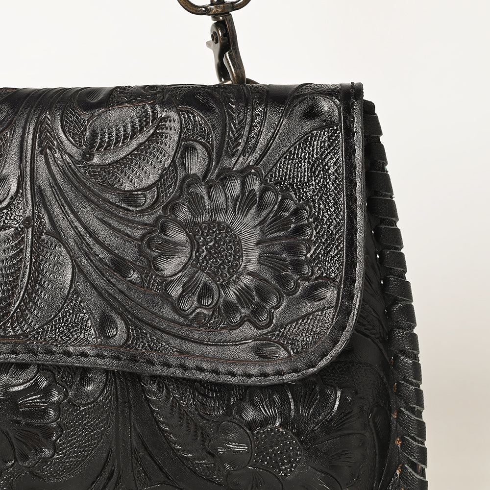 OHLAY Hand-Tooled Genuine Leather Wallet