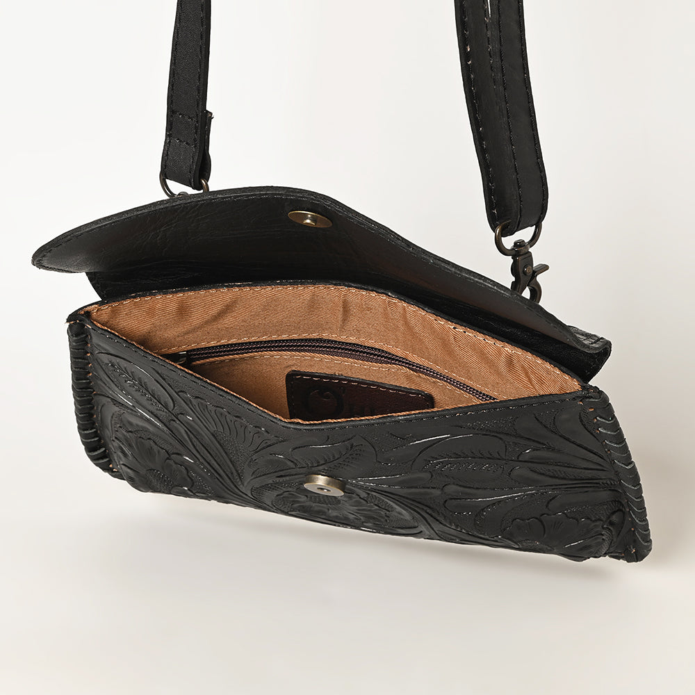 OHLAY Hand-Tooled Genuine Leather Wallet