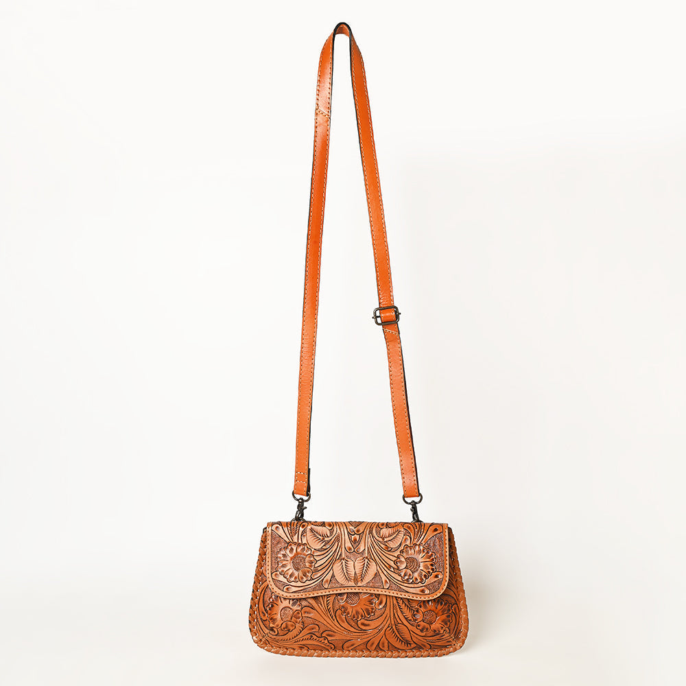 Ohlay Wallet Hand Tooled Genuine Leather