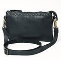 Spaghetti Western Crossbody Vintage Handmade Drum Dyed Genuine European Cowhide Leather