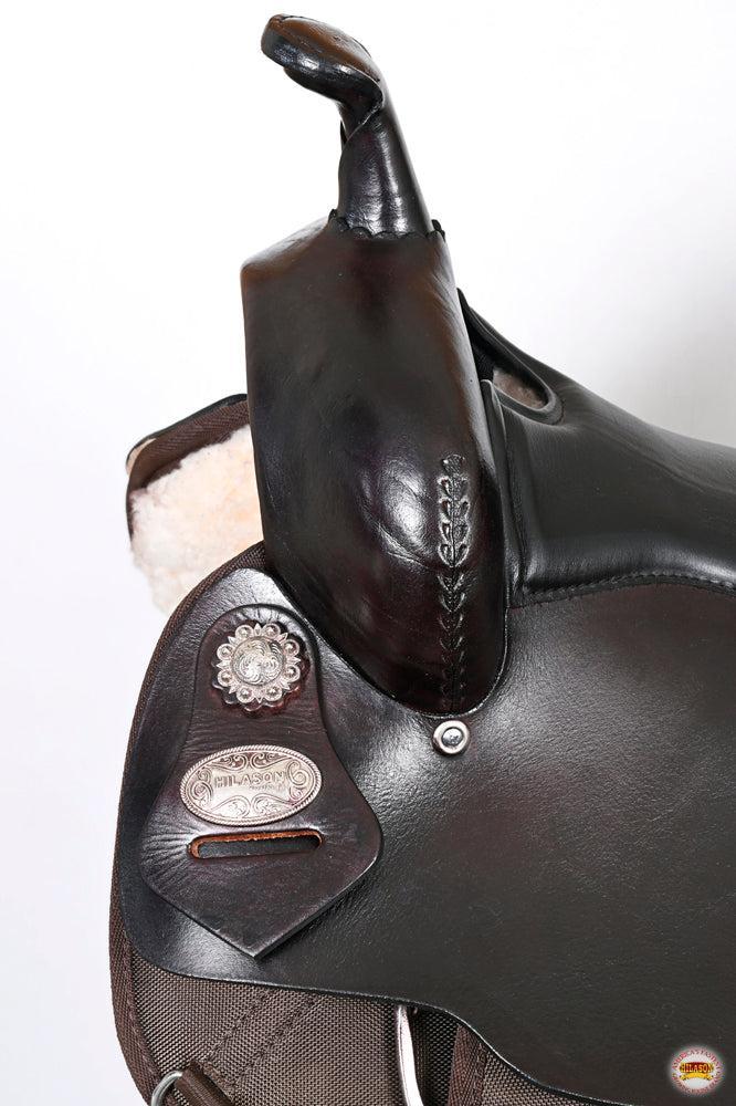 Hilason Horse Trail Pleasure Endurance Synthetic Saddle Brown