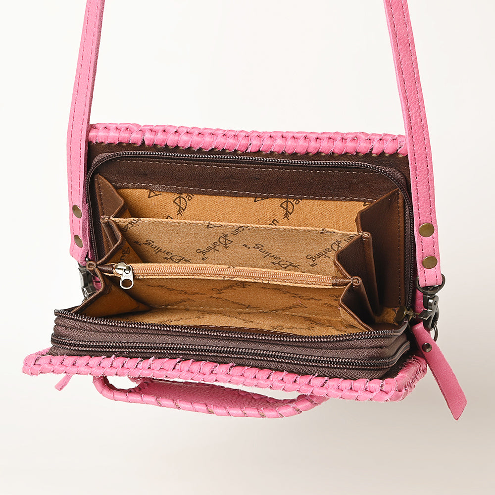 American Darling Clutch Hand Tooled Genuine Leather