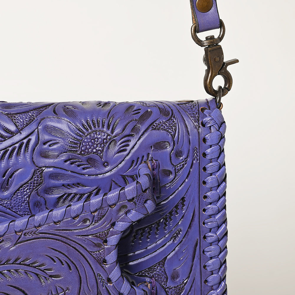 American Darling Clutch Hand Tooled Genuine Leather