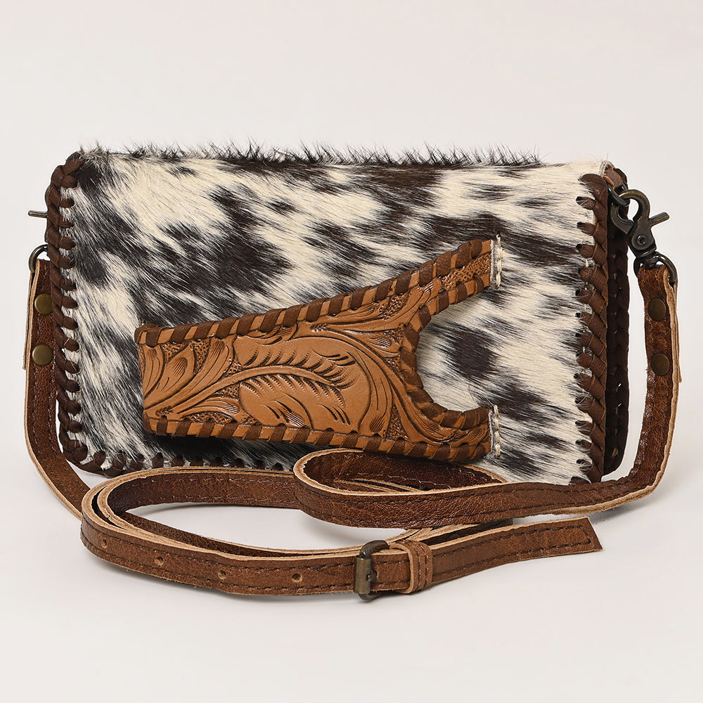 American Darling Clutch Hand Tooled Genuine Leather