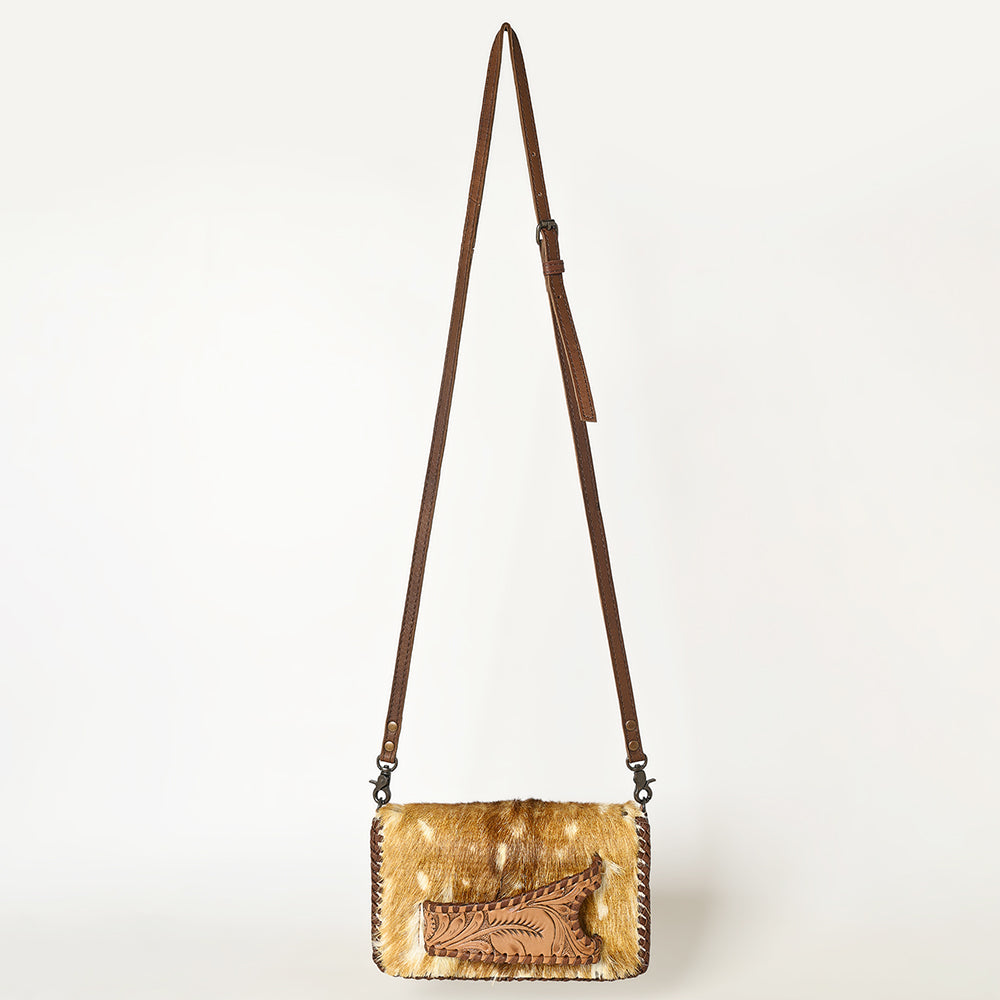 American Darling Clutch Hand Tooled Genuine Leather