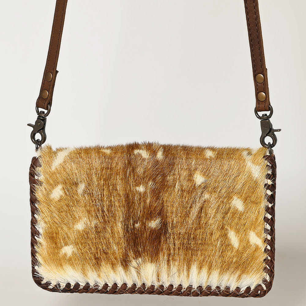 American Darling Clutch Hand Tooled Genuine Leather