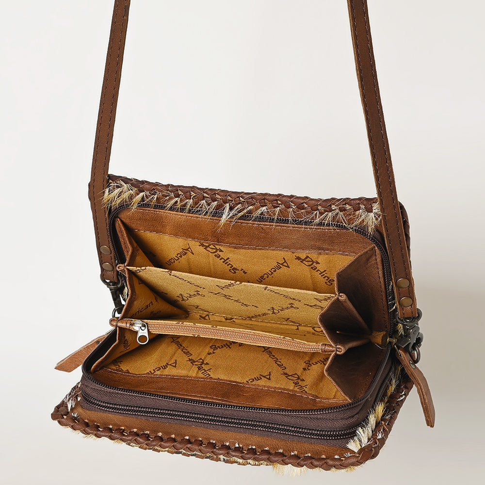 American Darling Clutch Hand Tooled Genuine Leather