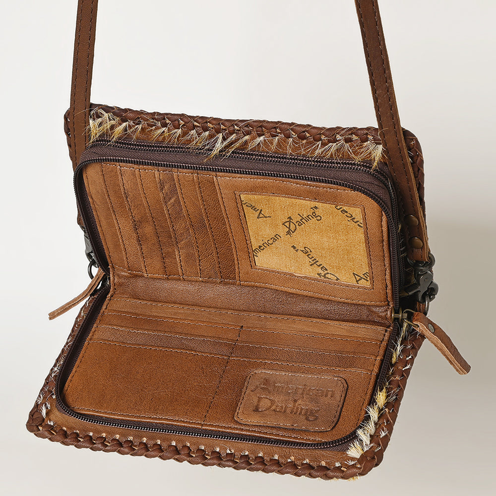 American Darling Clutch Hand Tooled Genuine Leather
