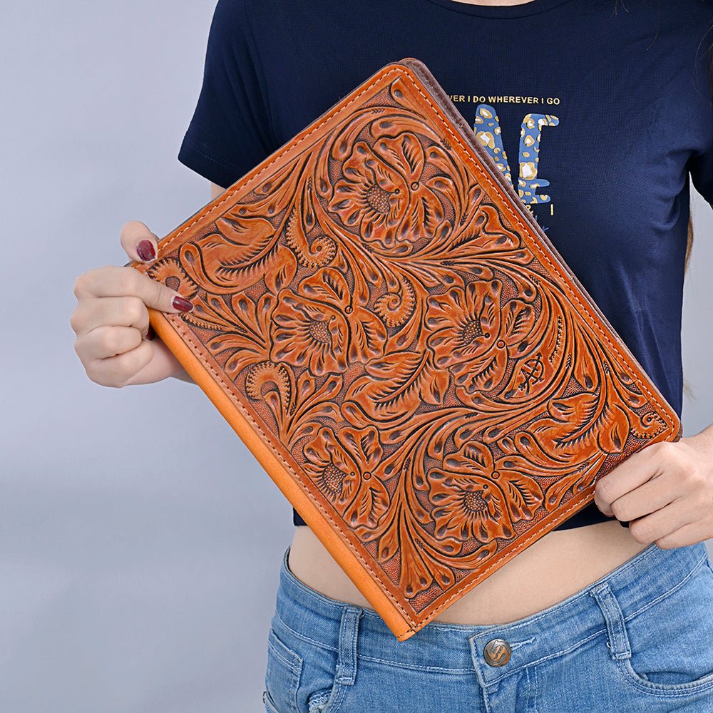 American Darling Hand Tooled Genuine Leather
