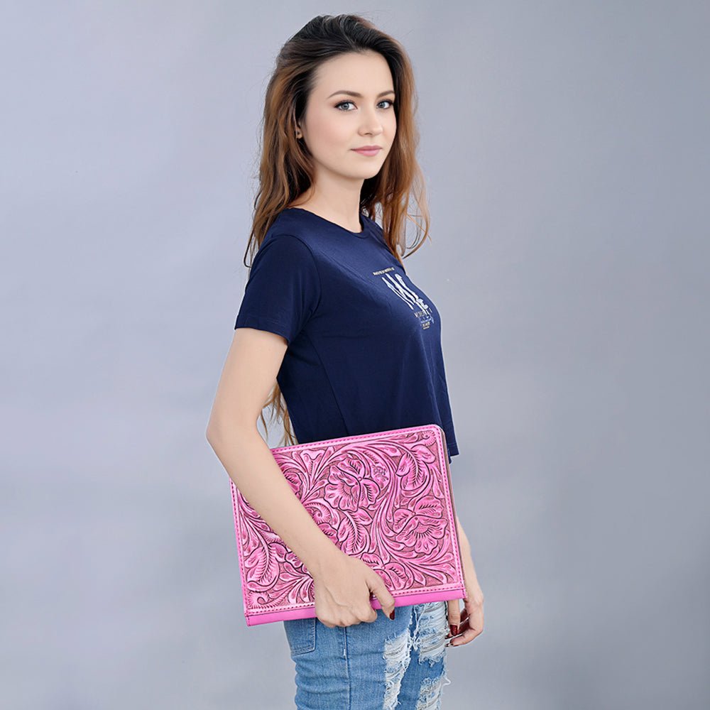 American Darling Hand Tooled Genuine Leather