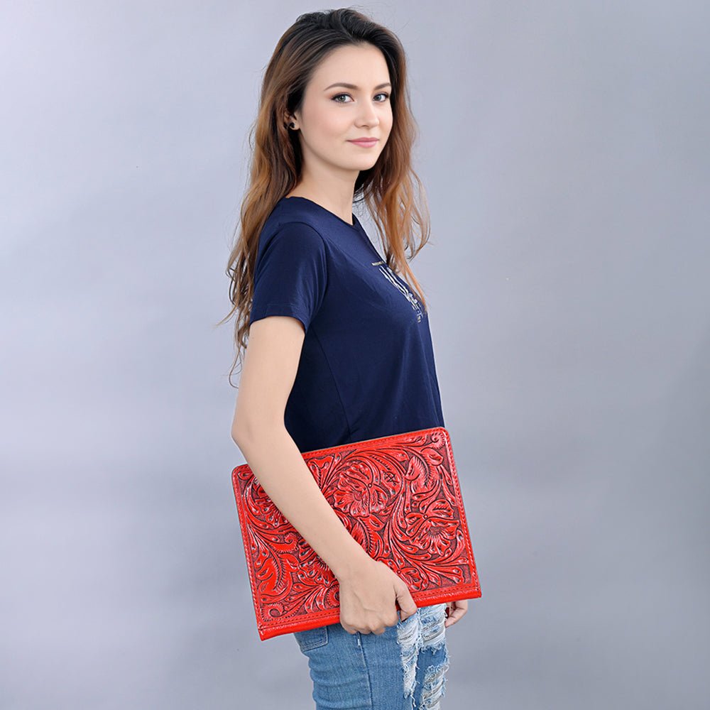 American Darling Hand Tooled Genuine Leather