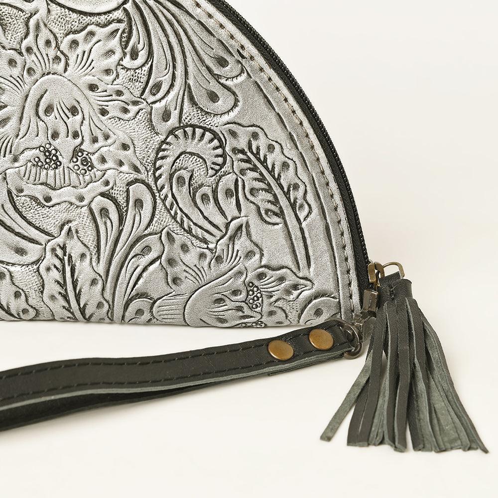 American Darling Clutch Hand Tooled Genuine Leather