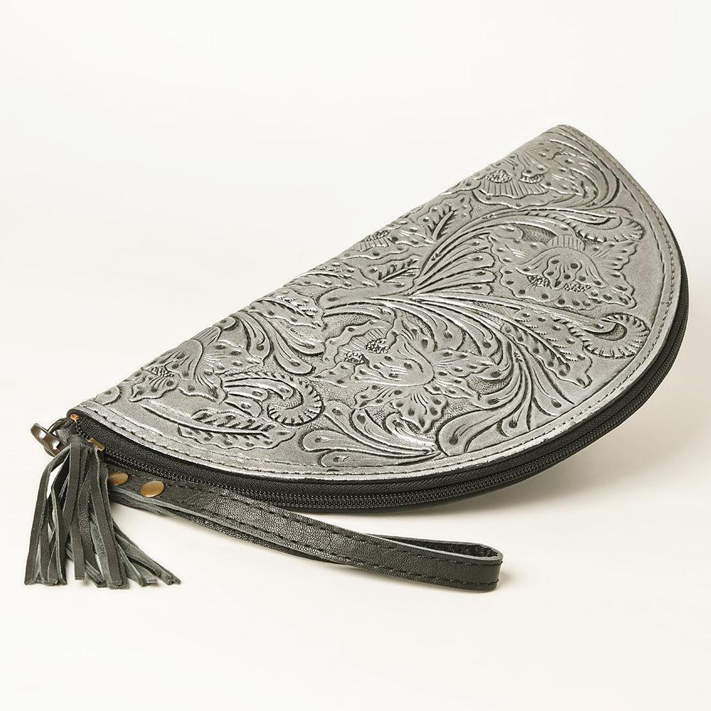 American Darling Clutch Hand Tooled Genuine Leather