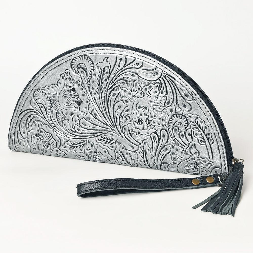American Darling Clutch Hand Tooled Genuine Leather