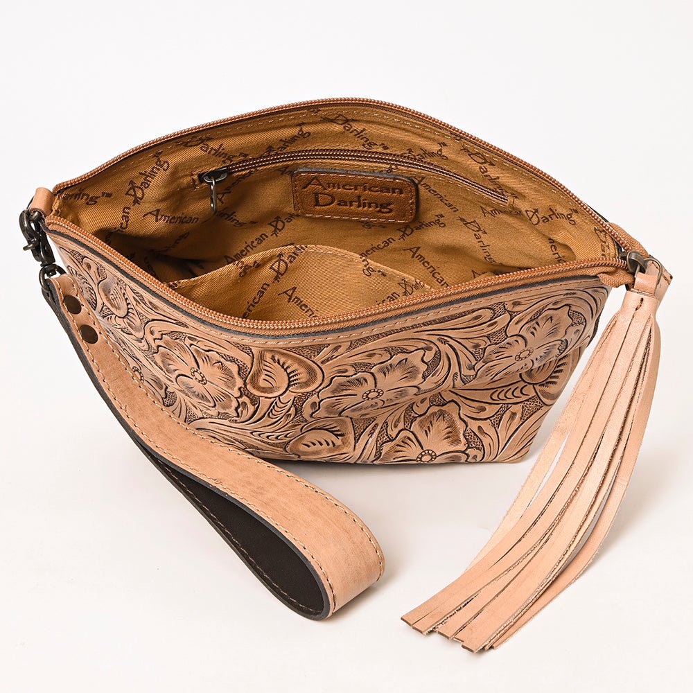 American Darling Hand Tooled Genuine Leather