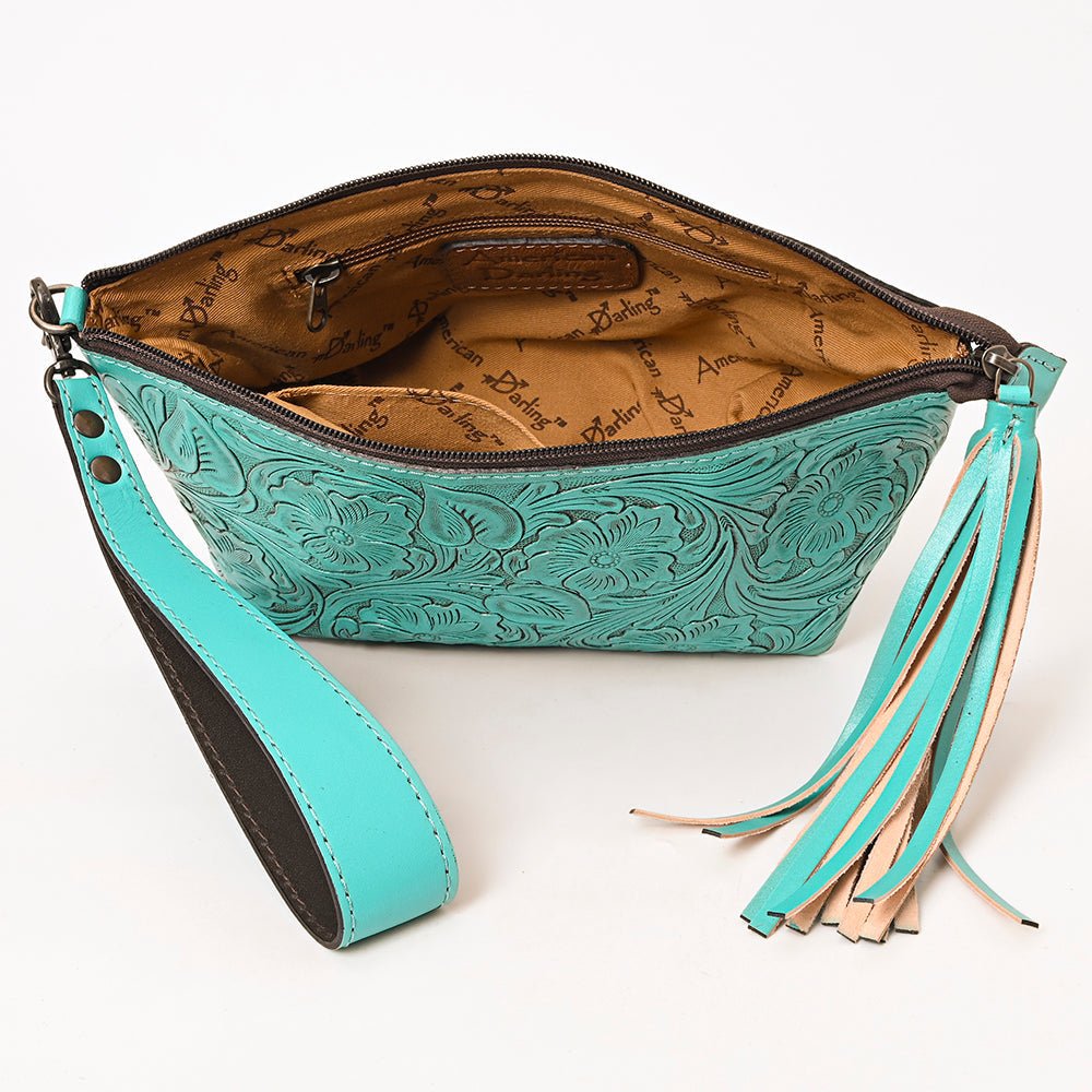 American Darling Hand Tooled Genuine Leather