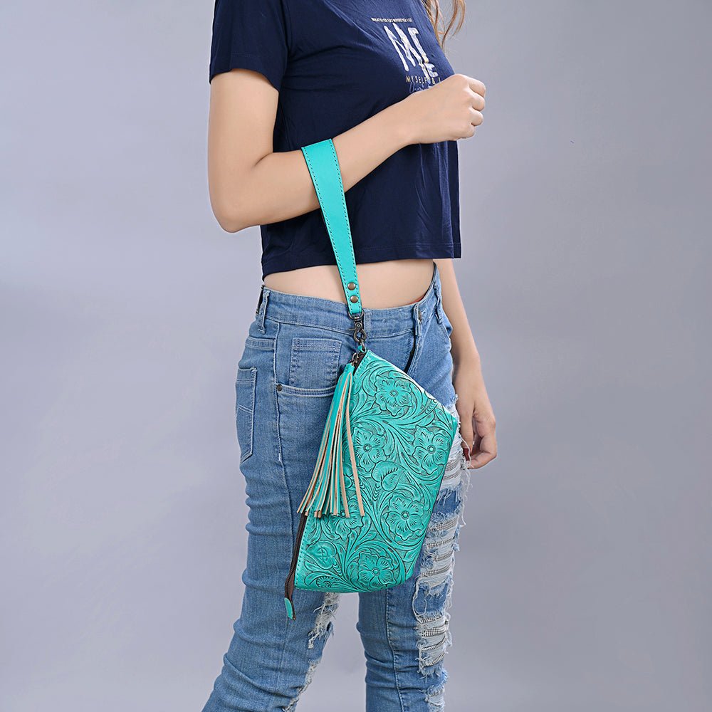 American Darling Hand Tooled Genuine Leather