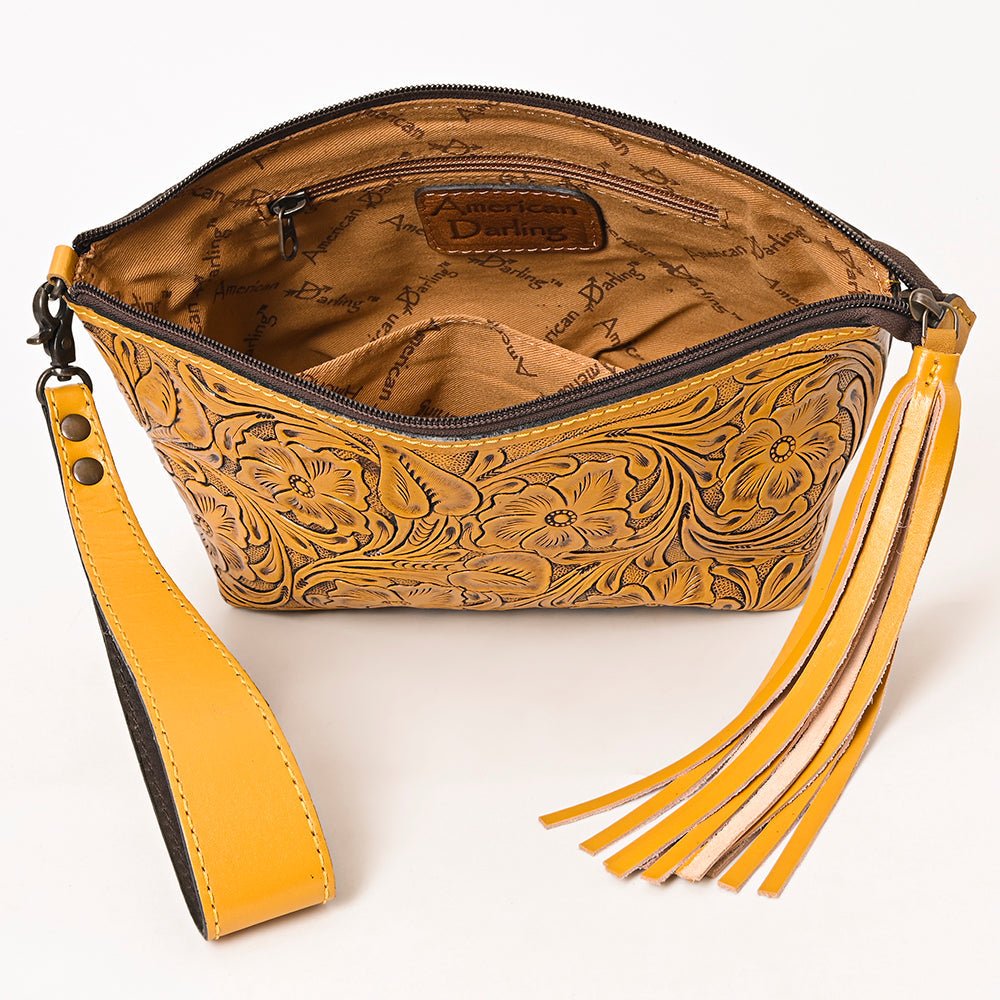 American Darling Hand Tooled Genuine Leather