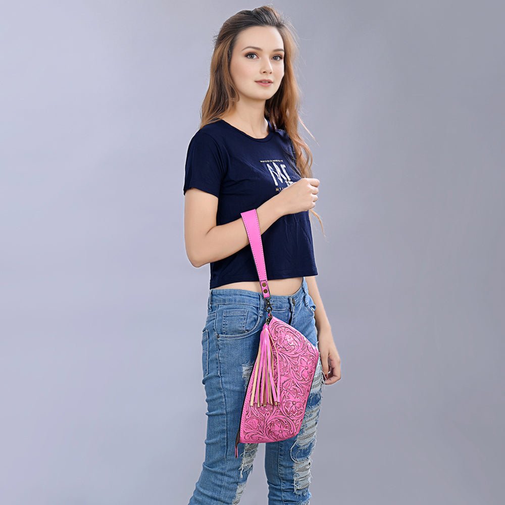 American Darling Hand Tooled Genuine Leather