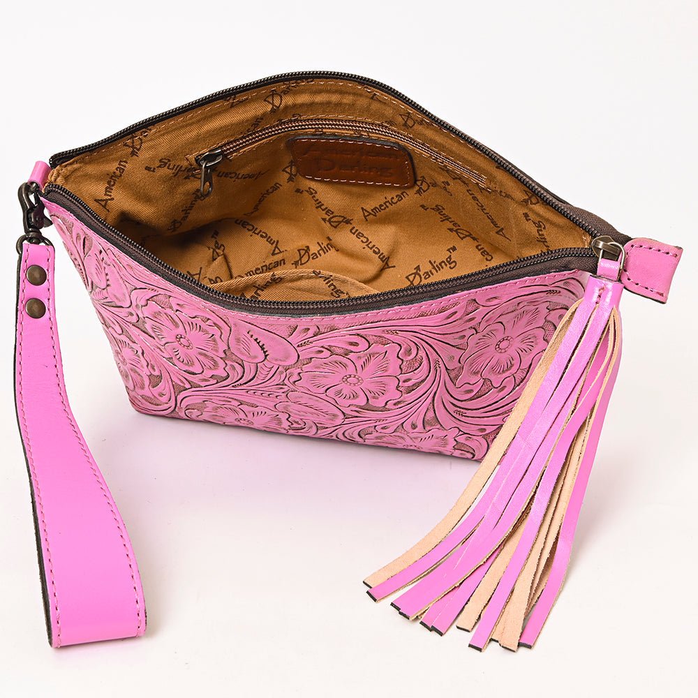 American Darling Hand Tooled Genuine Leather