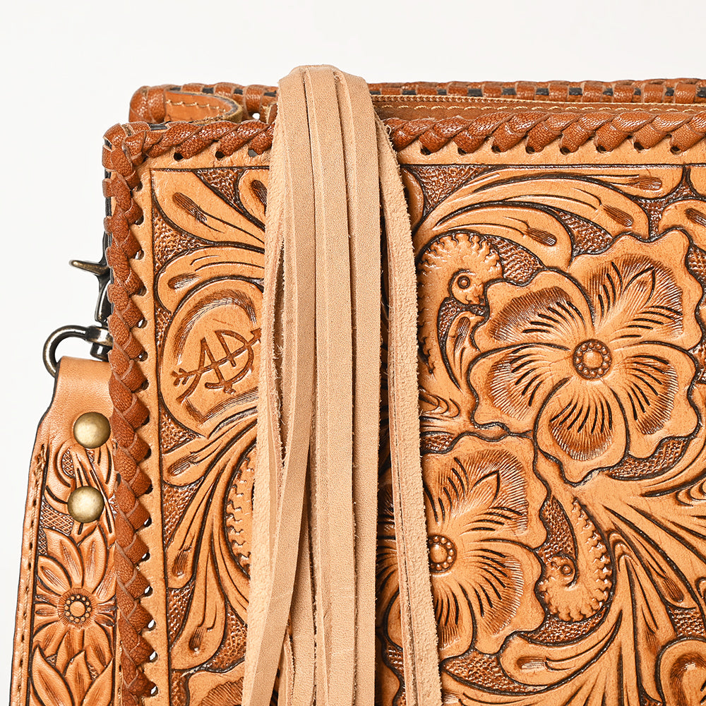 American Darling Hand Tooled Genuine Leather
