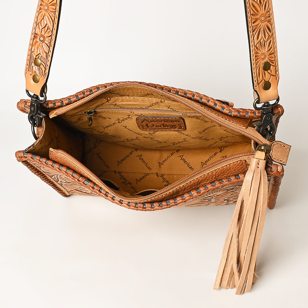 American Darling Hand Tooled Genuine Leather