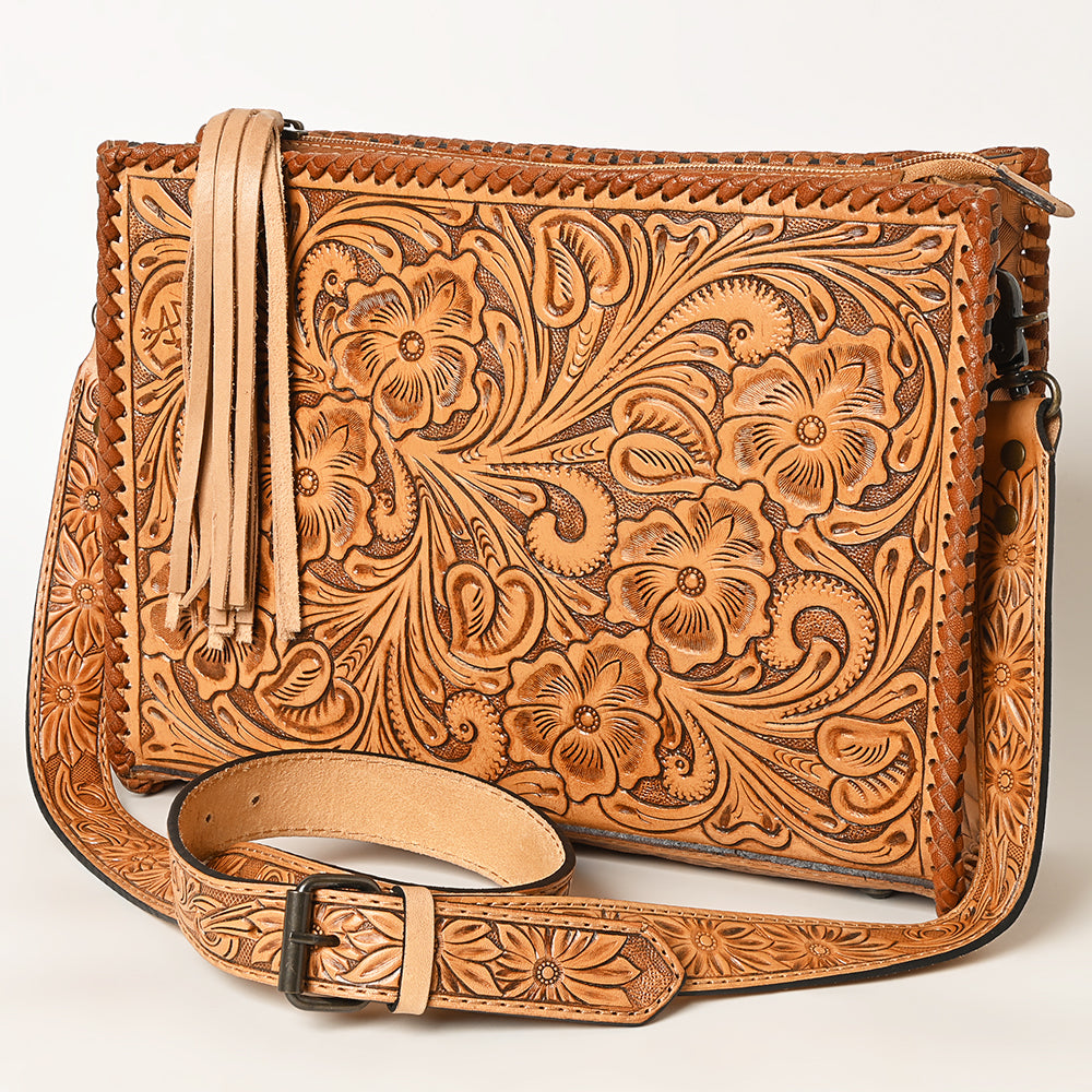 American Darling Hand Tooled Genuine Leather