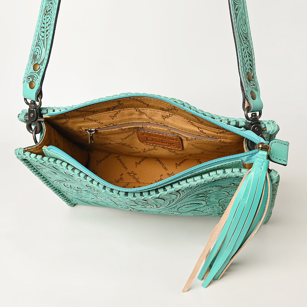 American Darling Hand Tooled Genuine Leather