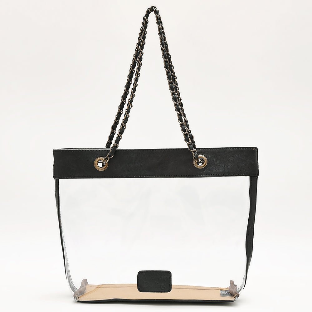 American Darling ADBG1238 Hand-Tooled Leather Shopper Tote