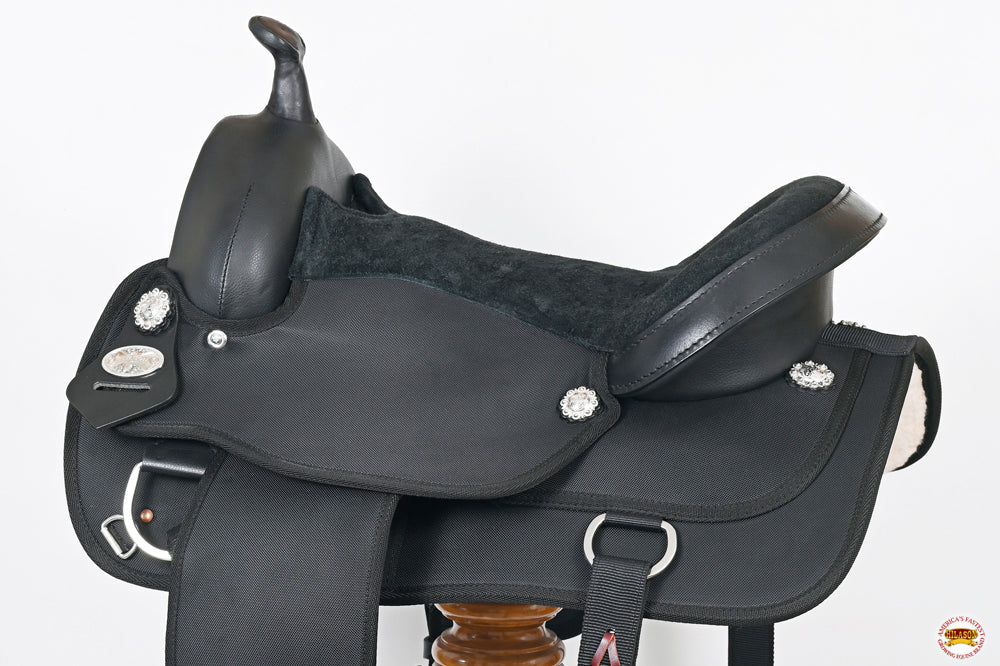 HILASON Flex Tree Western Horse Saddle Cordura Synthetic Trail & Pleasure | for Horses
