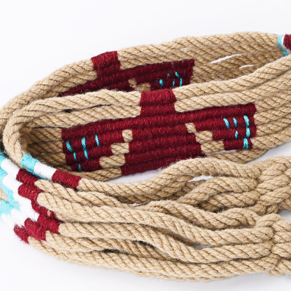 American Darling ADWSX902 Hand braided Wool strand Crossbody Handle Strap For Bags