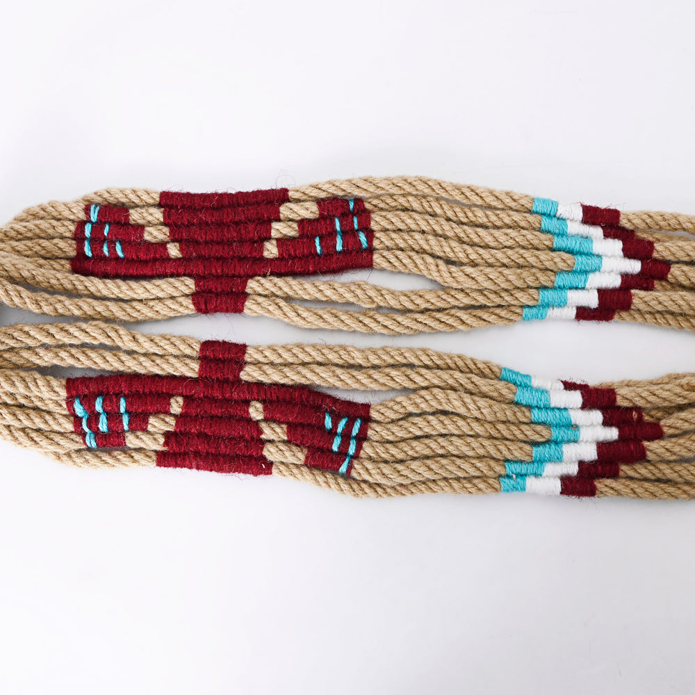 American Darling ADWSX902 Hand braided Wool strand Crossbody Handle Strap For Bags