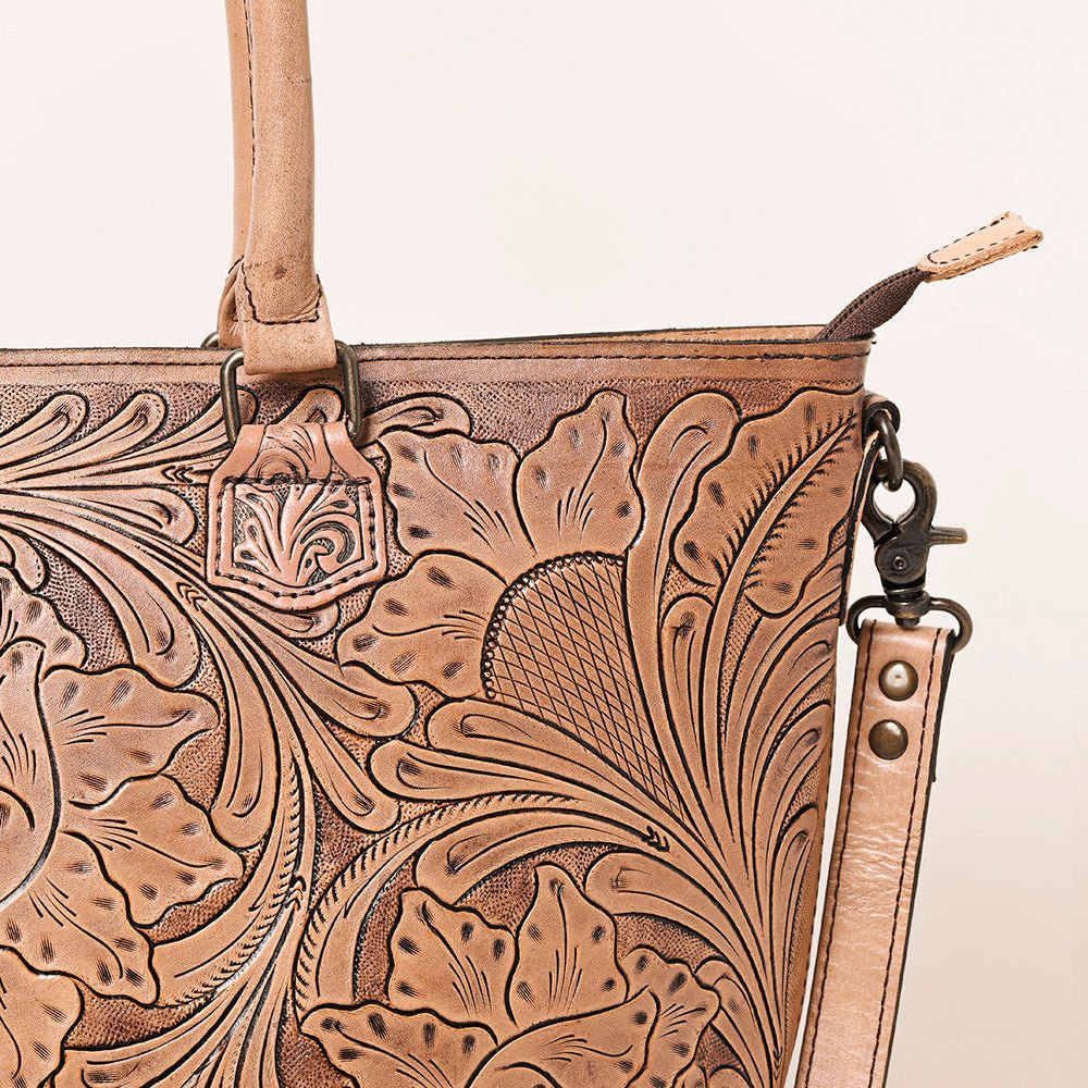 American Darling Hand Tooled Genuine Leather