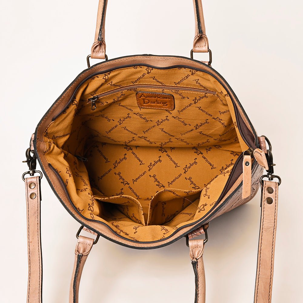 American Darling Hand Tooled Genuine Leather