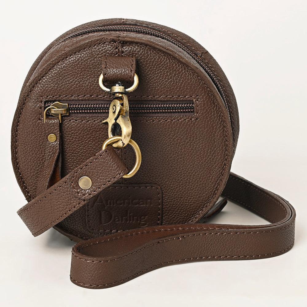 American Darling Hand-Tooled Genuine Leather Bag
