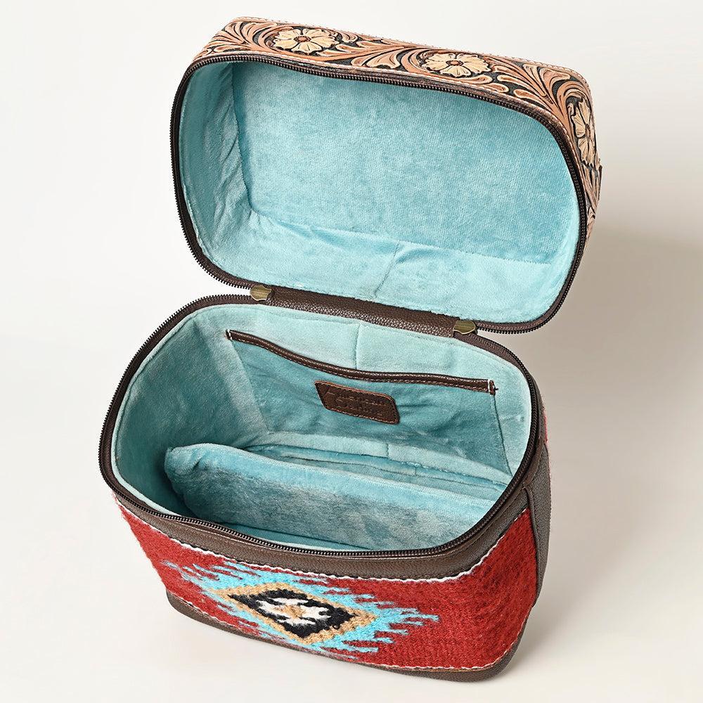American Darling Hand-Tooled Saddle Blanket Leather Bag