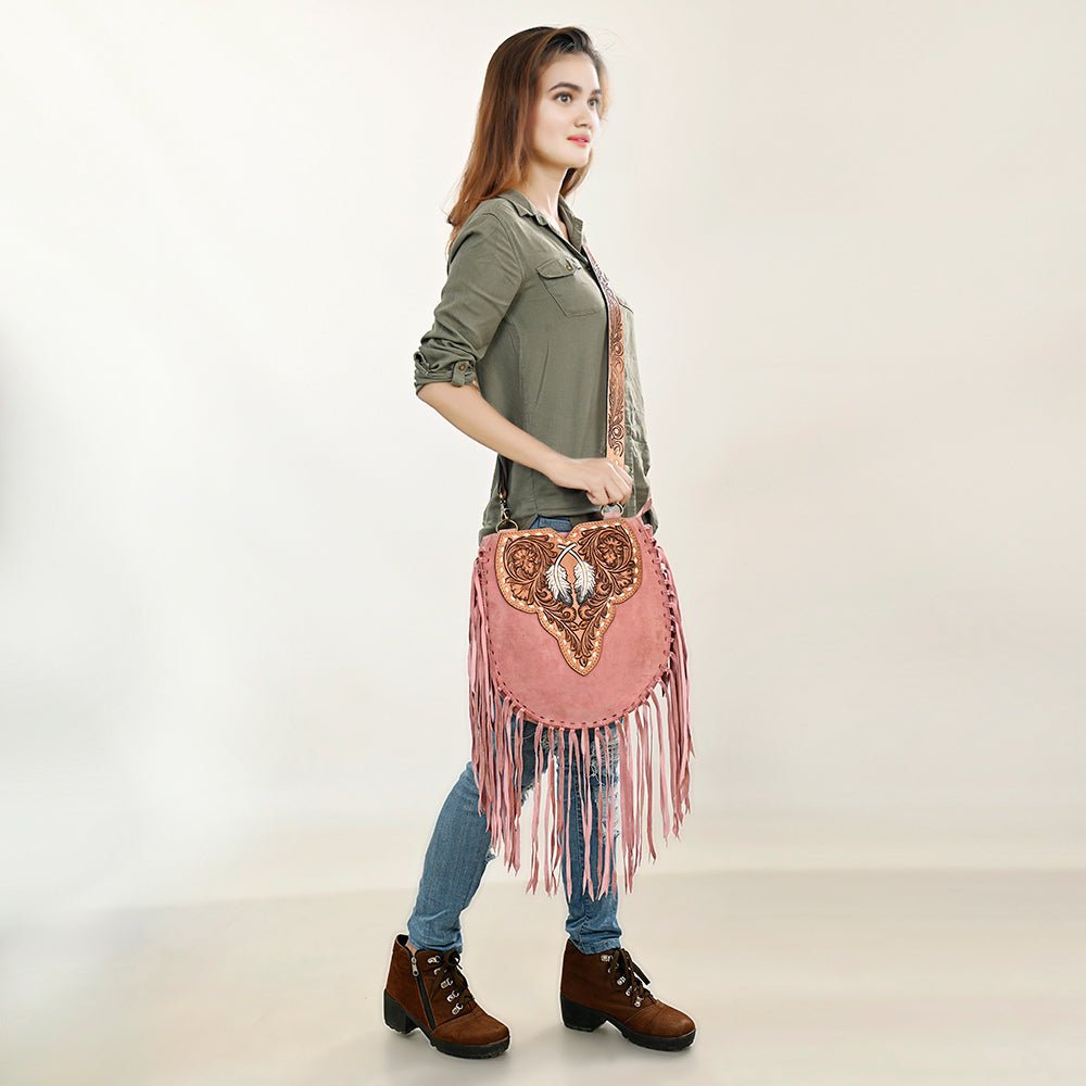 American Darling Hand Tooled Genuine Leather