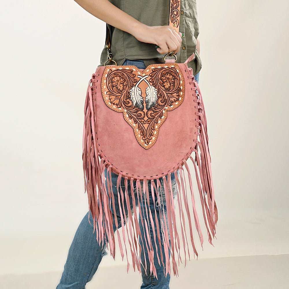 American Darling Hand Tooled Genuine Leather