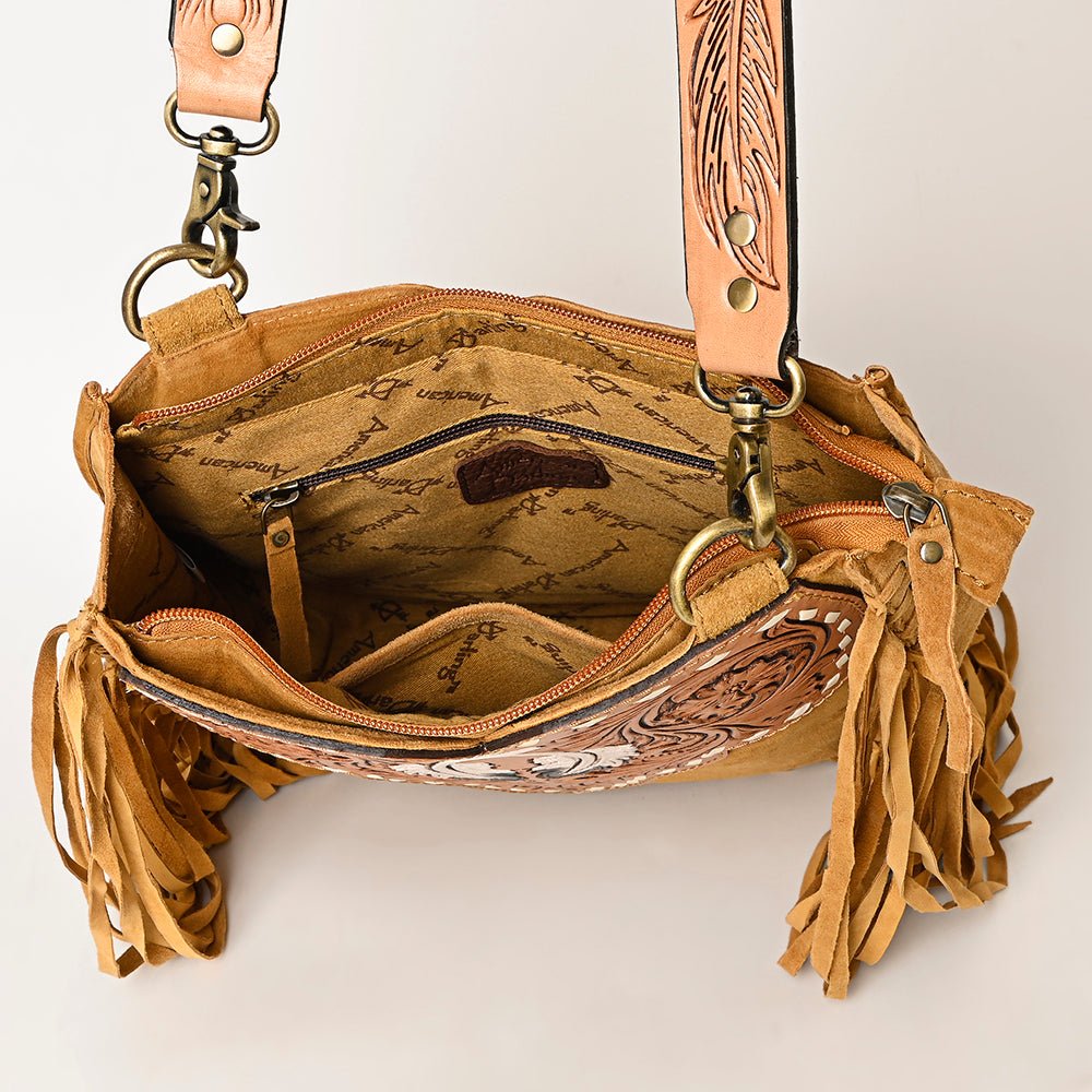 American Darling Hand Tooled Genuine Leather