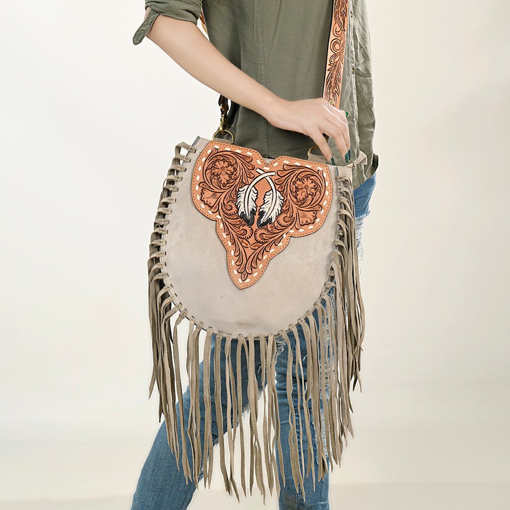 American Darling Hand Tooled Genuine Leather