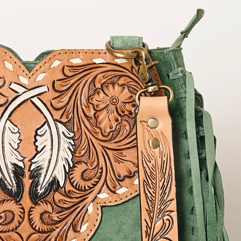American Darling Hand Tooled Genuine Leather