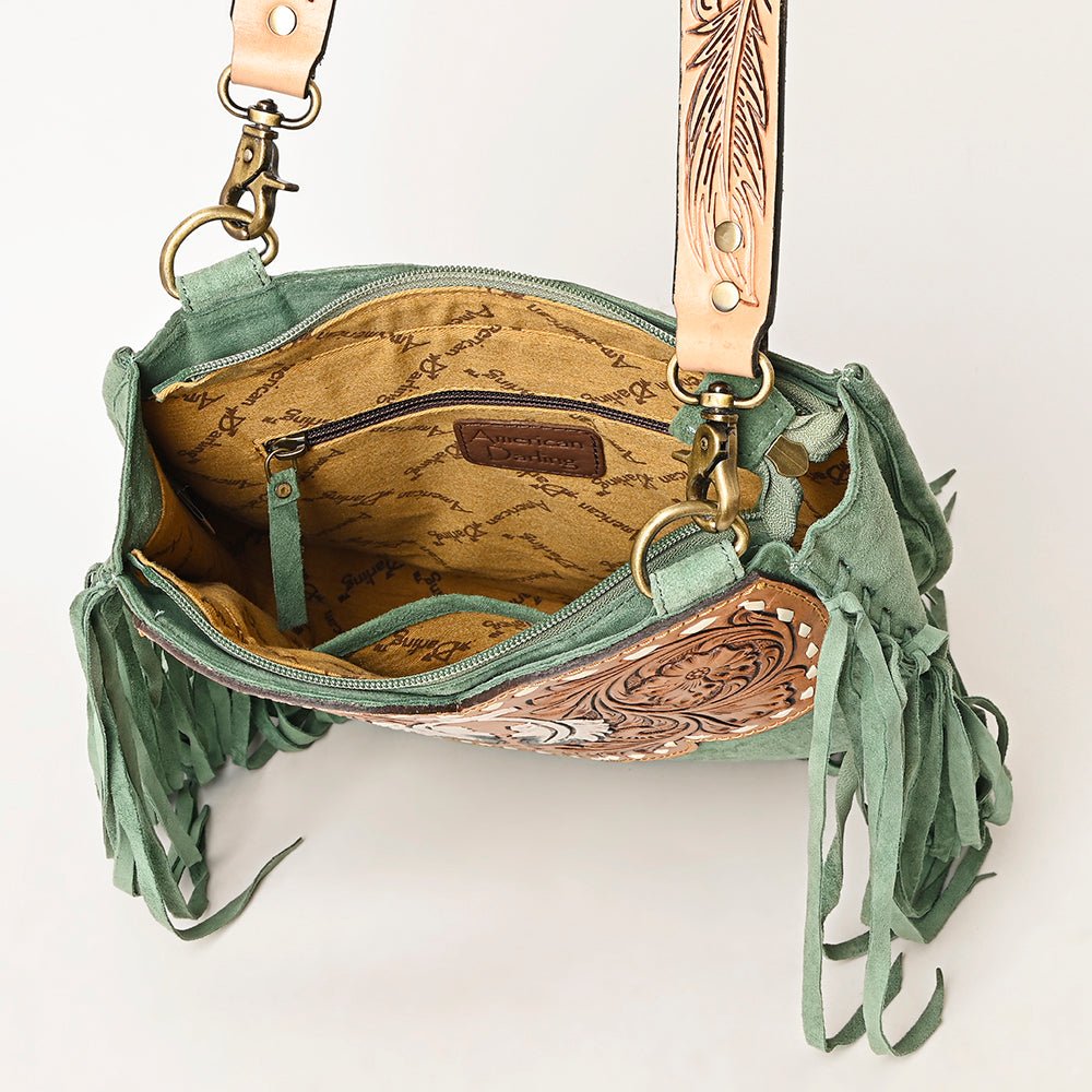 American Darling Hand Tooled Genuine Leather