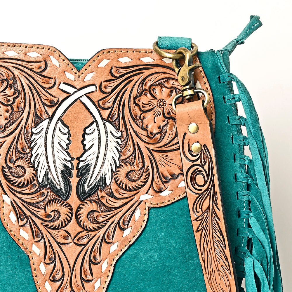 American Darling Hand Tooled Genuine Leather