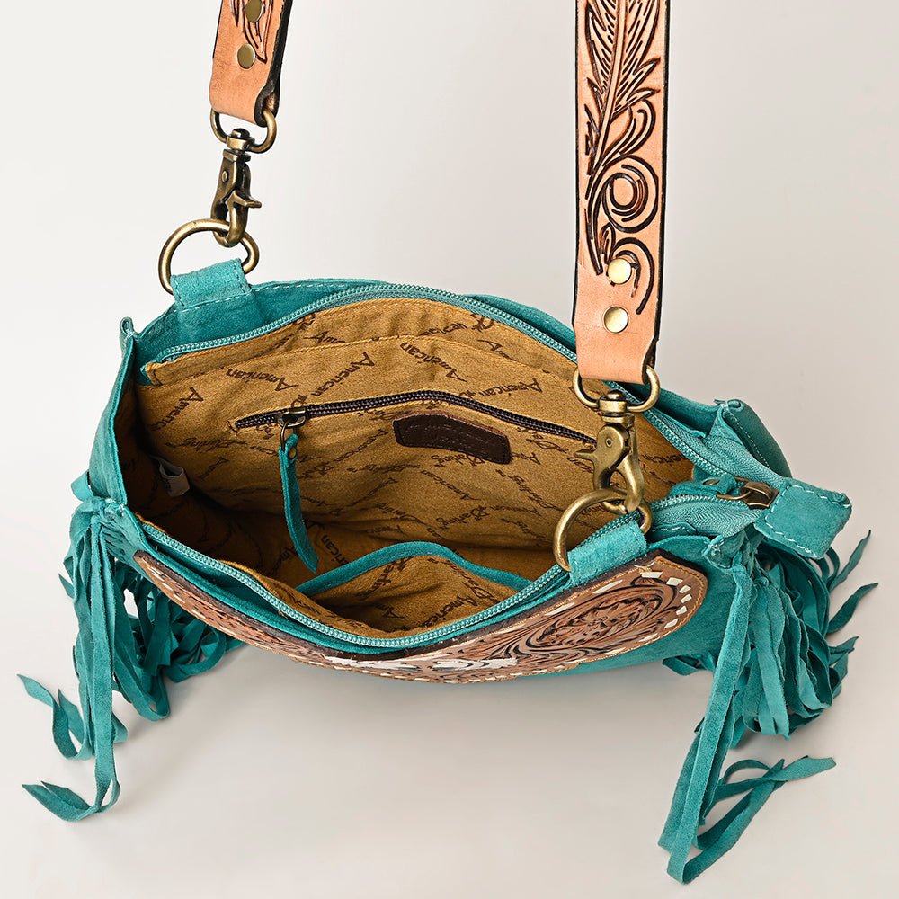 American Darling Hand Tooled Genuine Leather